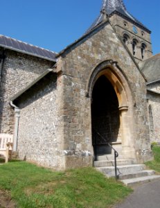 All Saints Church, Church Lane, East Meon (NHLE Code 1351116) (July 2019) (Entrance Porch)