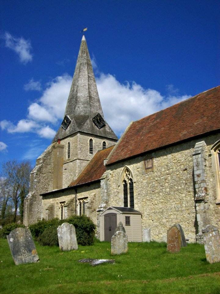 All Saints, Woodchurch, spire