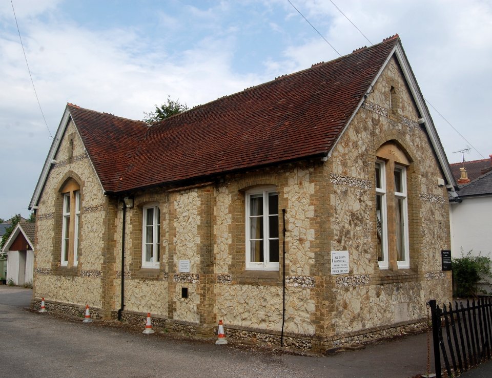 All Saints Parish Hall, Queens Road, Alton (July 2019)