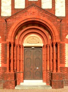 All Souls Church, Susan's Road, Eastbourne (NHLE Code 1353105) (October 2012) (Entrance)