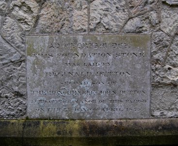 All Saints Church, Forge Road, Kingsley (NHLE Code 1094004) (May 2021) (Foundation Stone)