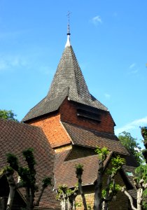 All Saints Church, Woodham Lane, Woodham, Woking (June 2015) (Spire)
