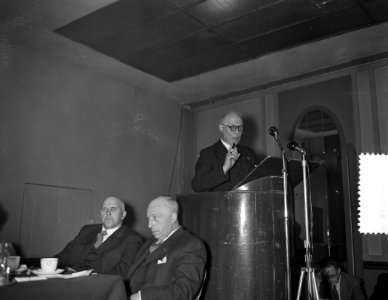 Algemene Vergadering Christelijk Historische Unie in Bellevue, voorzitter H W , Bestanddeelnr 907-6742