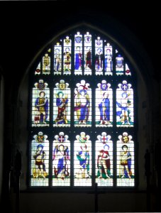 All Saints Church, Church Lane, East Meon (NHLE Code 1351116) (July 2019) (Stained Glass Window) (1)