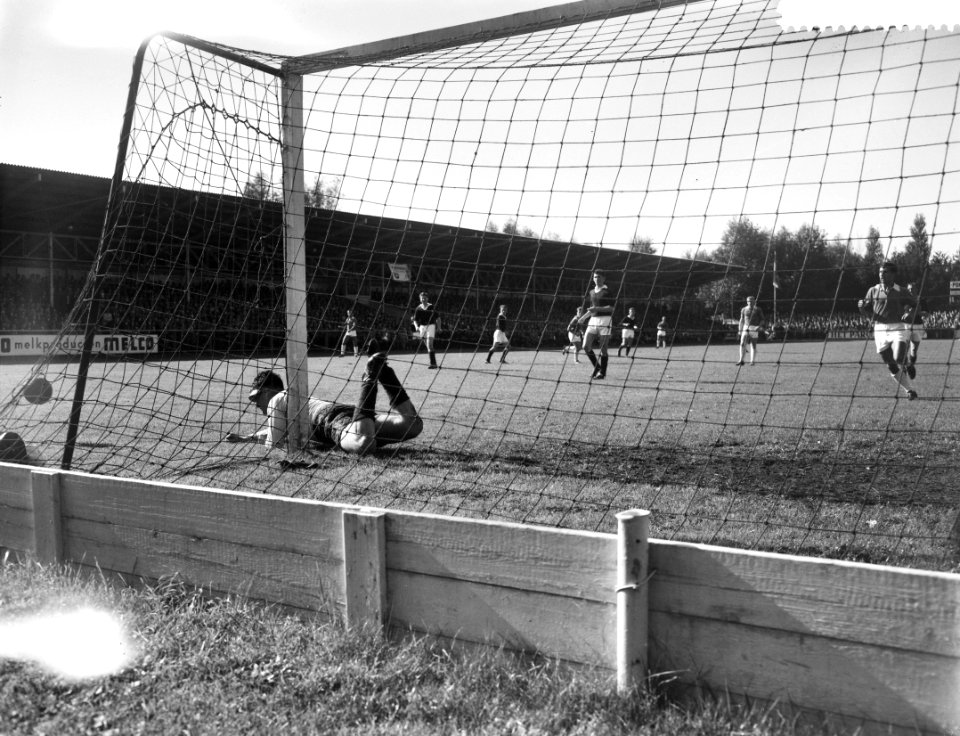Alkmaar tegen Rapid, keeper Jacobs van Rapid, Bestanddeelnr 911-6251