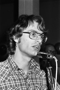 Algemene ledenvergadering VVDM Utrecht, nieuwe VVDM-voorzitter Eric Kohler (kop), Bestanddeelnr 929-8596