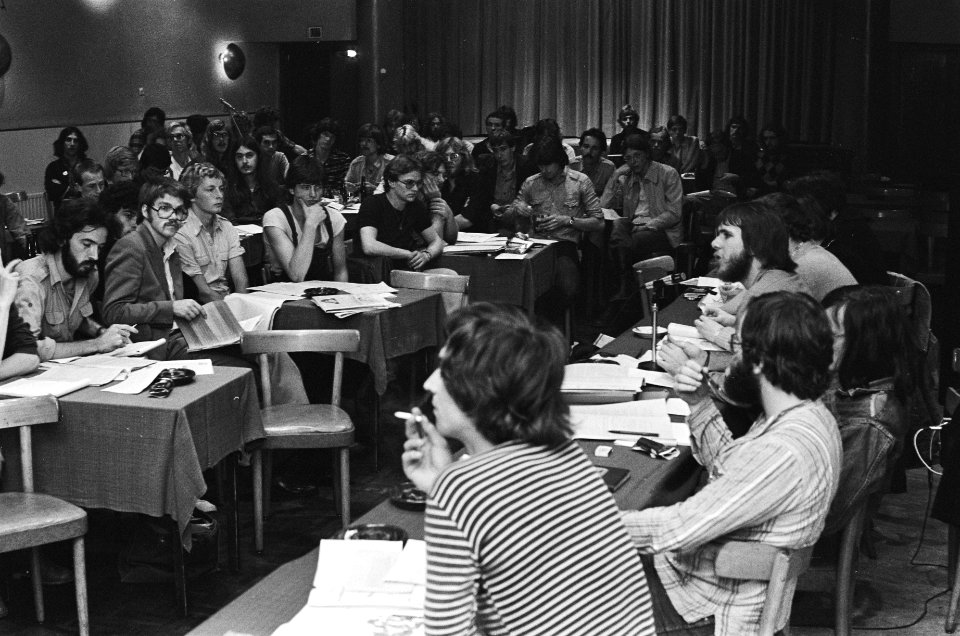 Algemene ledenvergadering VVDM Utrecht, overzicht tijdens leverenvergadering, Bestanddeelnr 929-8597