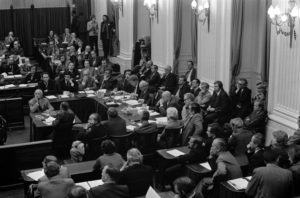 Algemene beschouwingen Tweede Kamer , Kruisinga spreekt, Bestanddeelnr 926-7398