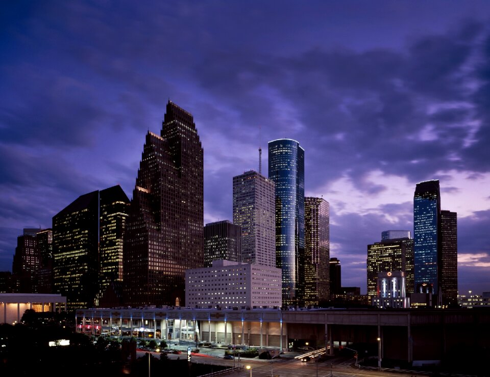 Downtown cityscape texas photo