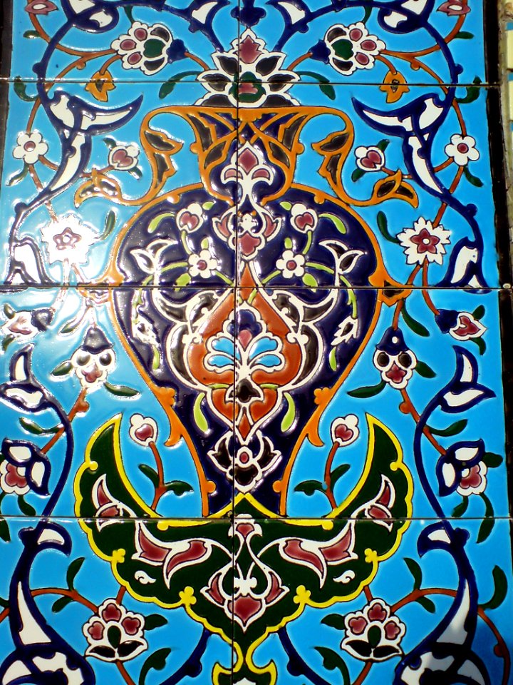 Ali ibn Musa al-Ridha Moaque - Nishapur - tiling 13