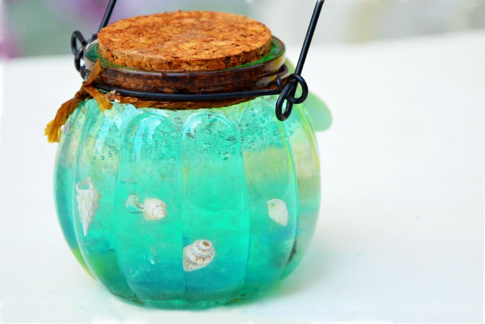 Glass blessing underwater world