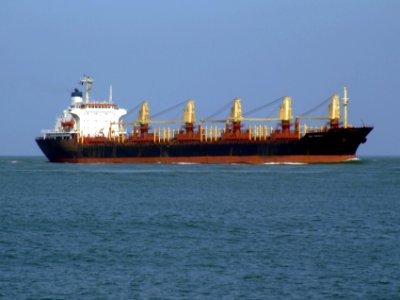 Ali Ekinci ALI EKINCI - IMO 8103236 - Callsign TCNC p1 approaching Port of Rotterdam, Holland 20-May-2007