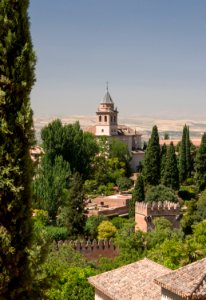 Alhambra church Granada Spain photo