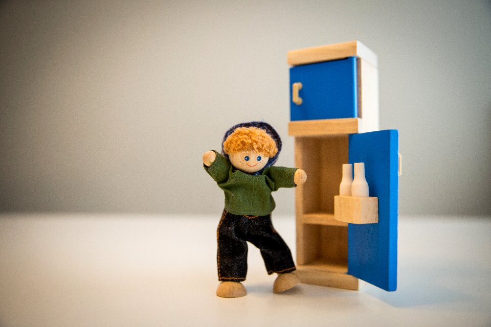 Child dairy refrigerator