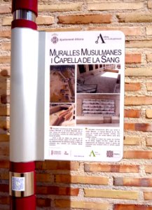 Alcira - Restos de las murallas musulmanas y Capilla de la Sang 1