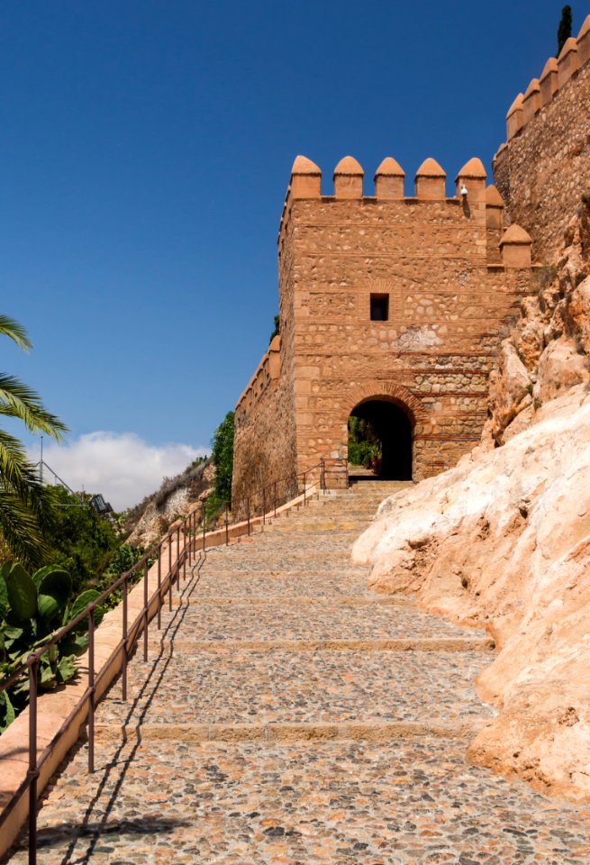 Alcazaba, main entrance, Almeria, Spain