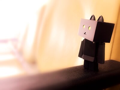 Doll black and white loneliness