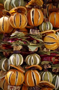 Dried fruit decor