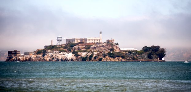 Alcatraz from Fisherman's Wharf photo