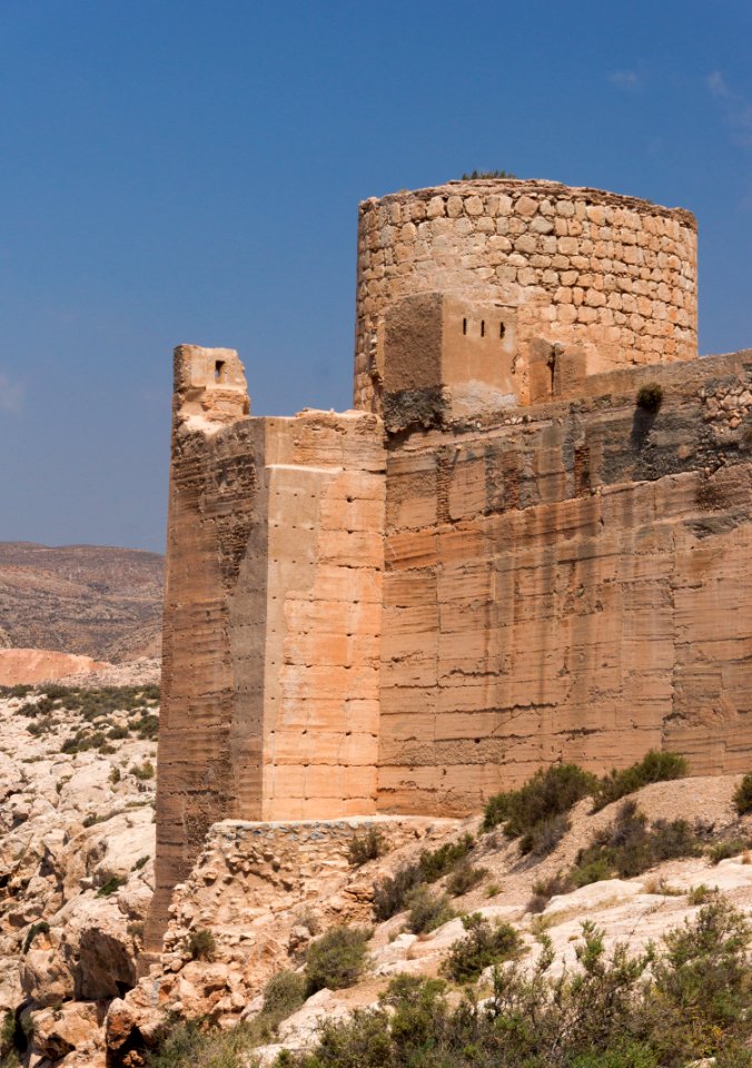 Alcazaba tower, Almeria, Spain