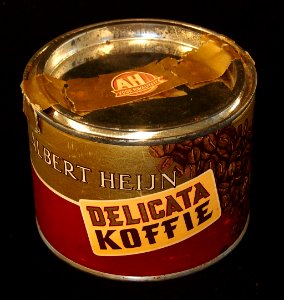 Albert Heijn Delicate Koffie blik, foto1