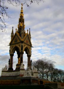 Albert Memorial in winter