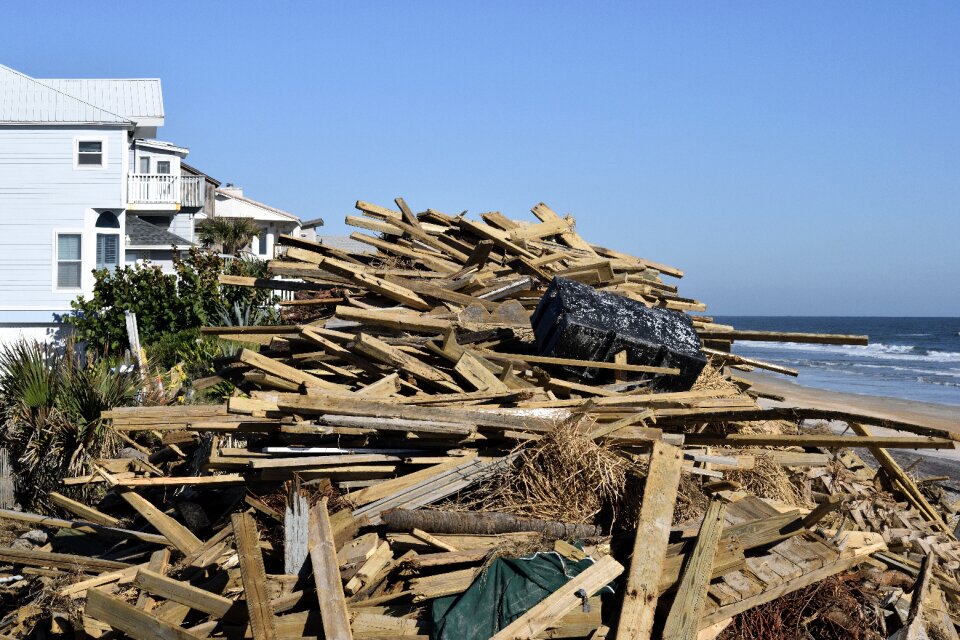 Pier outdoors debris