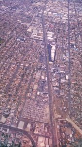 Alameda corredor rail with train 2015