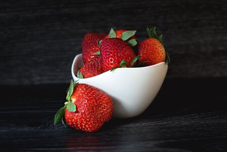 Shell bowl fruit photo