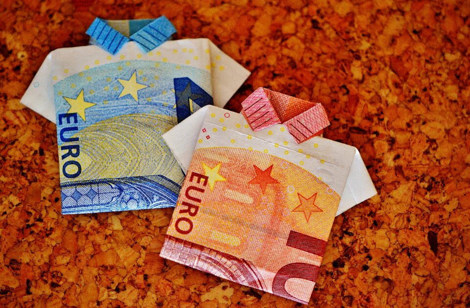 10 euro folded gift