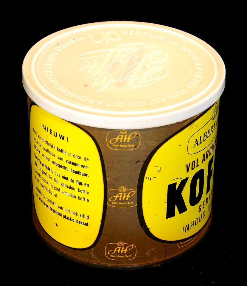 Albert Heijn 250gram vol aromatische Koffie blik, foto4