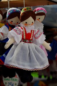 Dolls costume sewn