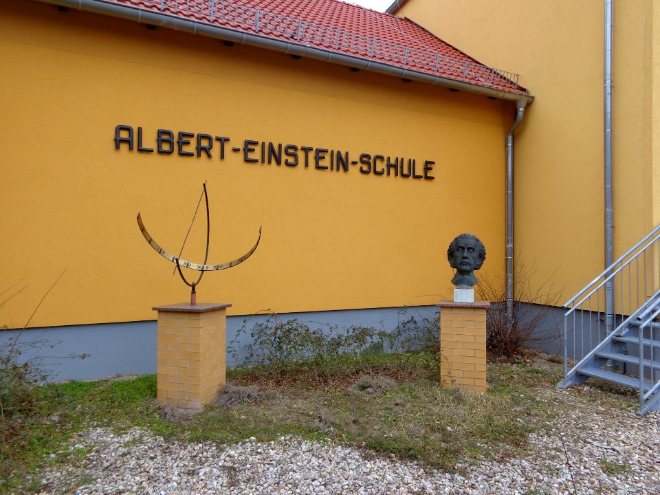 Albert-Einstein-Bueste in Caputh