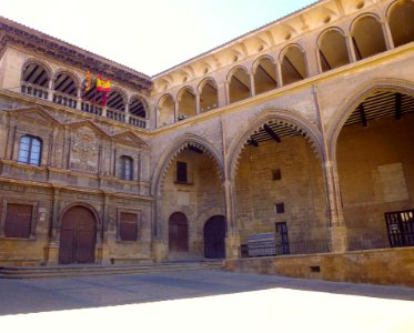 Alcañiz - Plaza de España, Lonja y Ayuntamiento 2b