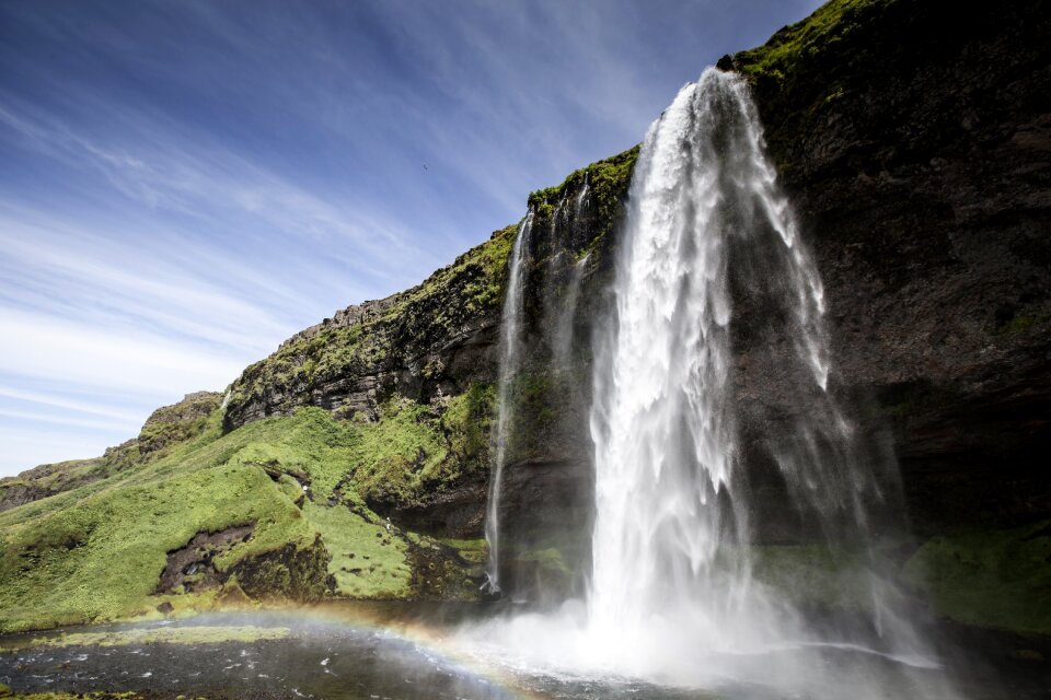 Water rainbow scenic