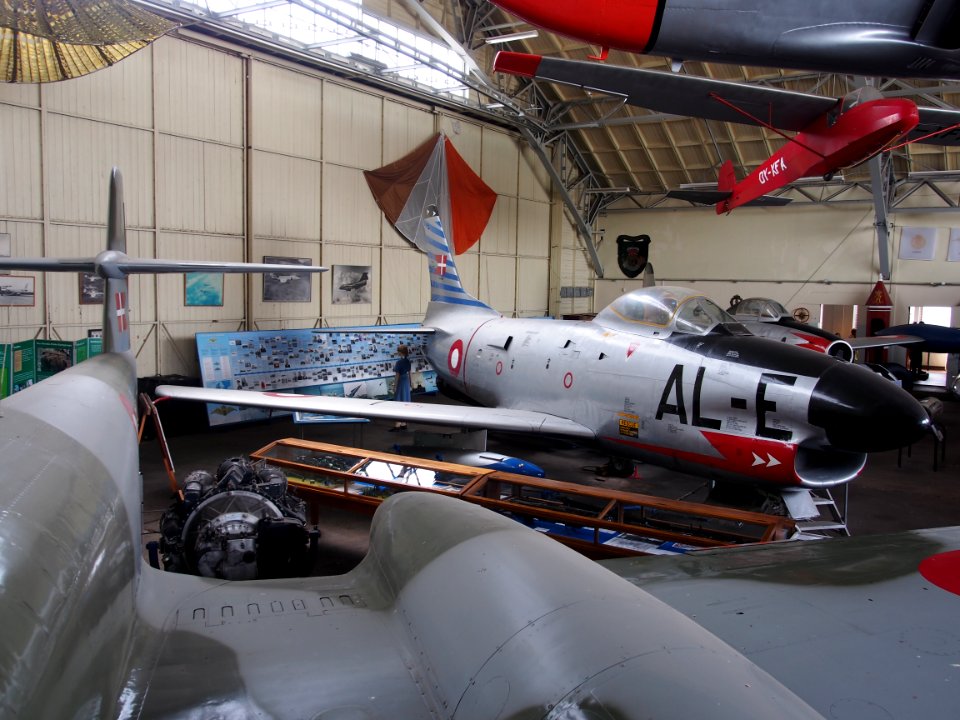 AL-E (aircraft) F-86D Sabre in Aalborg Forsvars- og Garnisonsmuseum, pic1