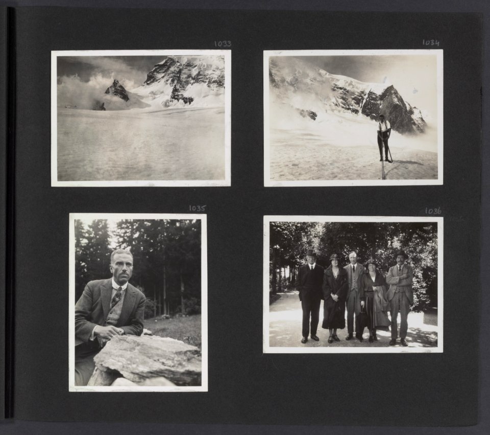 Albumblad met vier foto's, Bestanddeelnr 26 17
