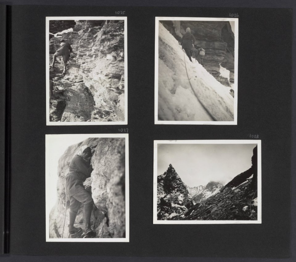 Albumblad met vier foto's, Bestanddeelnr 26 15