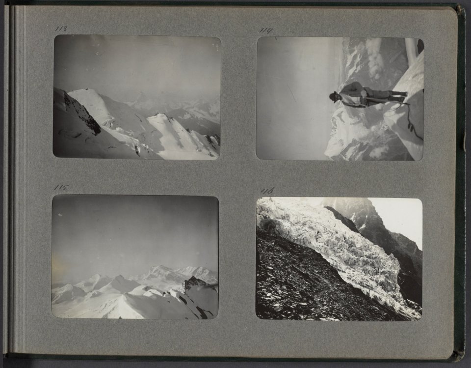 Albumblad met vier foto's, Bestanddeelnr 21 07