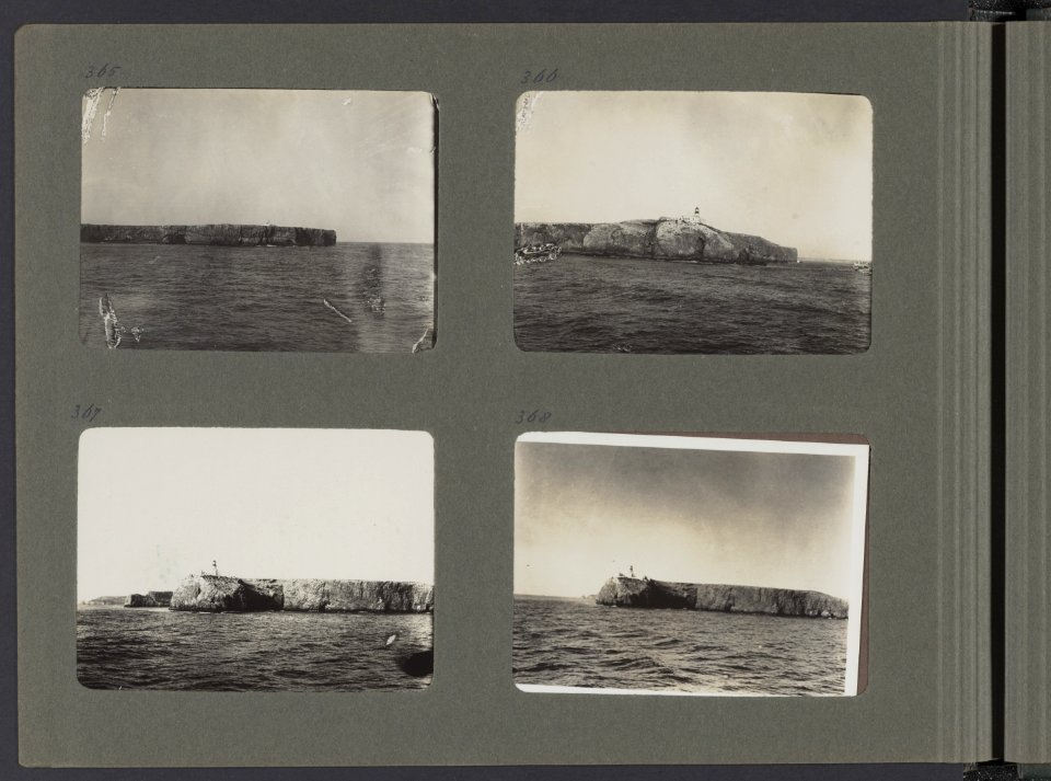 Albumblad met vier foto's, Bestanddeelnr 23 22