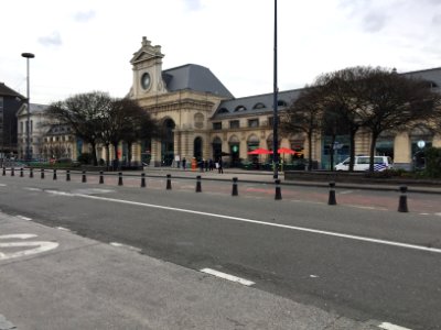 Alerte à la bombe en gare de Namur le 17 mars 2017 - Périmètre de la police 01