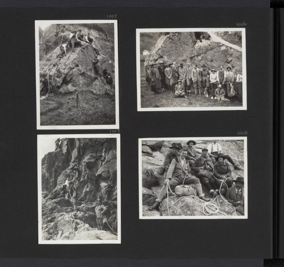 Albumblad met vier foto's, Bestanddeelnr 26 10
