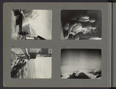 Albumblad met vier foto's, Bestanddeelnr 21 08