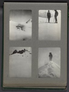 Albumblad met vier foto's, Bestanddeelnr 21 10