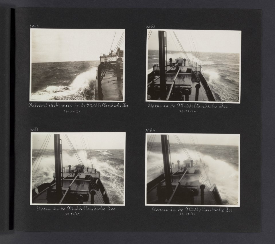 Albumblad met vier foto's, Bestanddeelnr 26 33