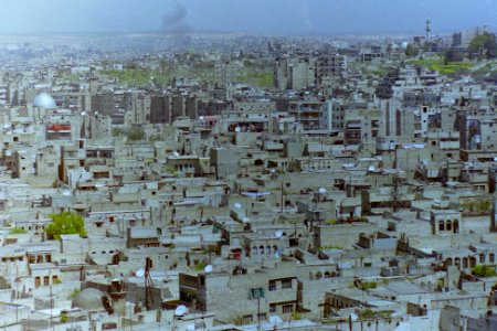 Aleppo view from citadel. Spielvogel