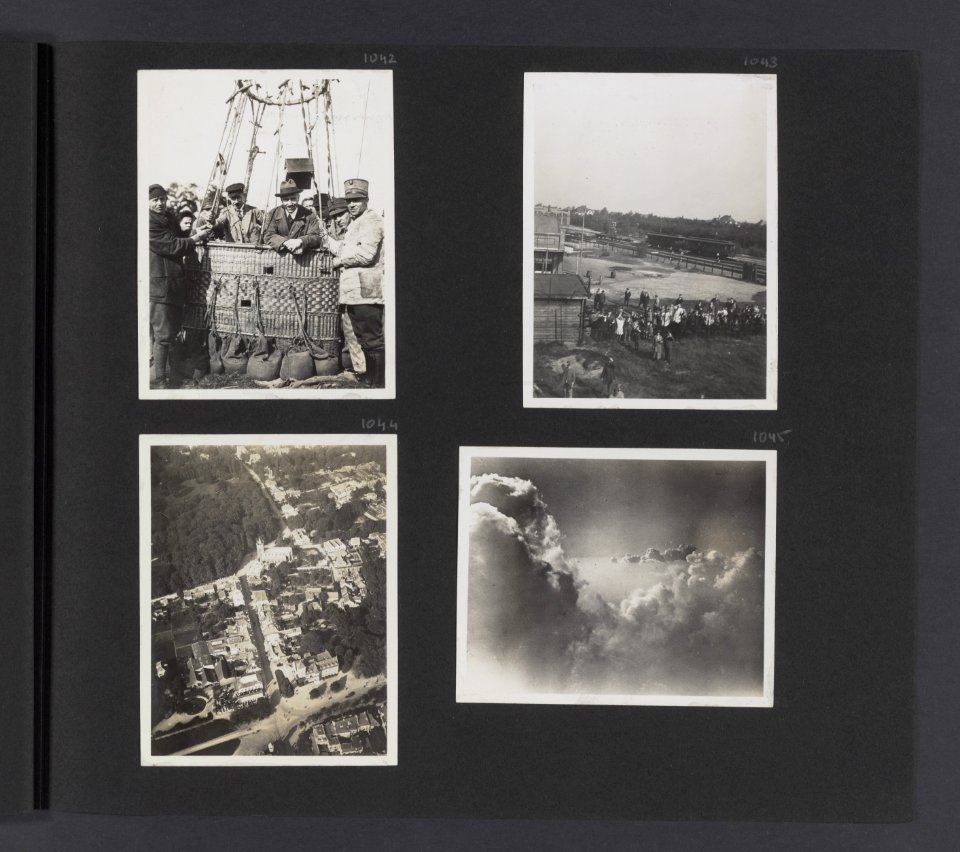 Albumblad met vier foto's, Bestanddeelnr 26 19