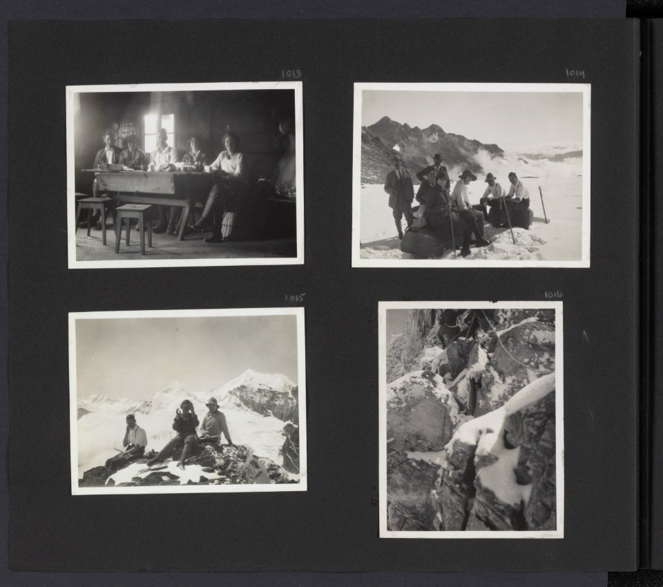 Albumblad met vier foto's, Bestanddeelnr 26 12