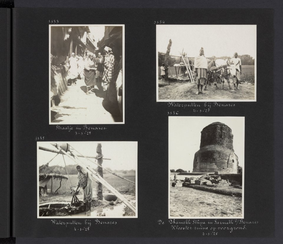 Albumblad met vier foto's, Bestanddeelnr 26 69