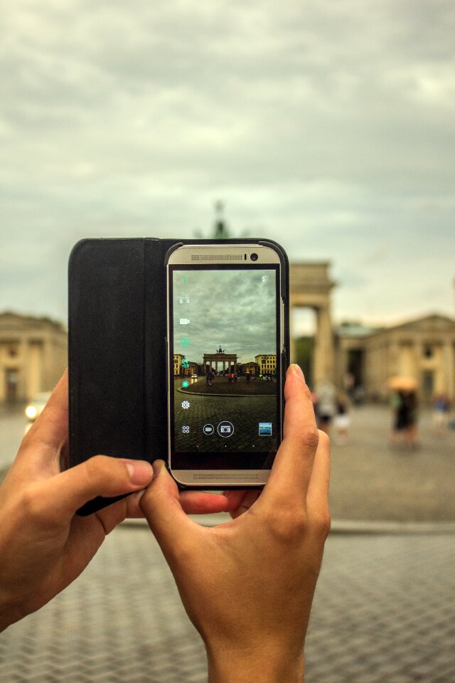 Mobile phone smartphone taking photo